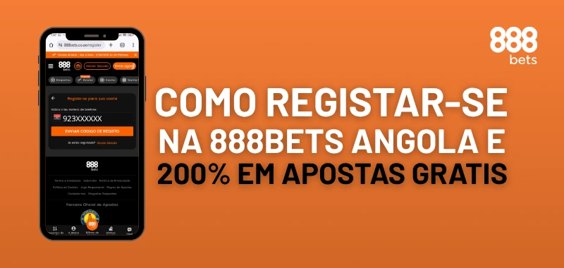 como registar-se na 888bets angola
